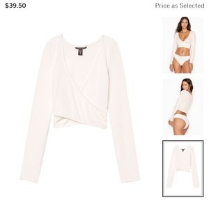 Victoria's Secret Cozy Wrap Top